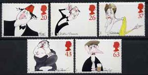 Great Britain 1998 Comedians set of 5 unmounted mint, SG 2041-45*, stamps on entertainments, stamps on comedy, stamps on personalities