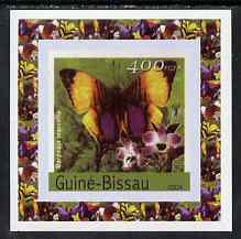 Guinea - Bissau 2004 Butterflies #2 individual imperf deluxe sheet unmounted mint. Note this item is privately produced and is offered purely on its thematic appeal, stamps on butterflies