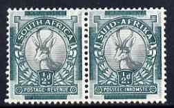 South Africa 1933-48 Springbok 1/2d P13.5 x 14 wmk inverted mounted mint horiz pair SG54b, stamps on , stamps on  stamps on south africa 1933-48 springbok 1/2d p13.5 x 14 wmk inverted mounted mint horiz pair sg54b