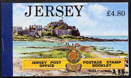 Jersey 1991 Jersey Scenes £4.80 booklet complete, SG B43, stamps on tourism